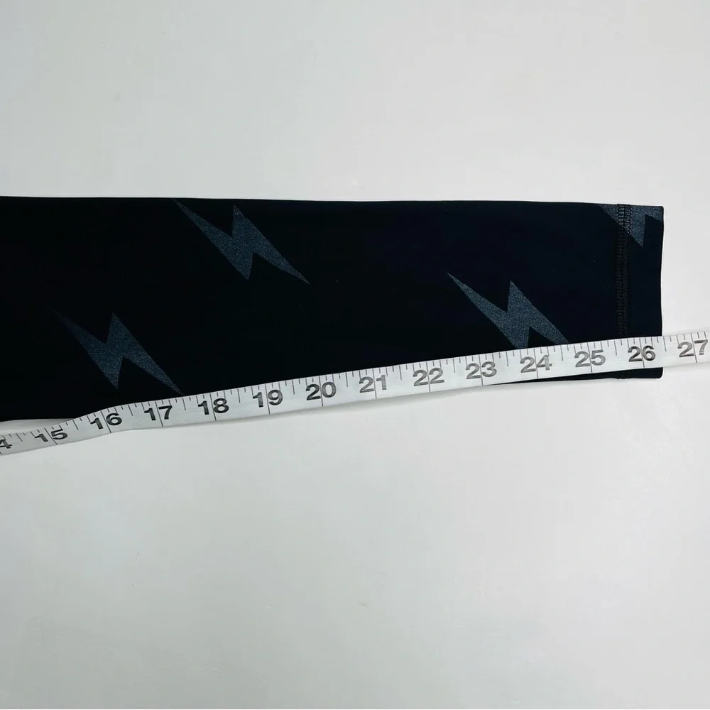 ALALA Captain Ankle Tights in flash‎ lighting bolts mesh inserts women's size XS - Picture 9 of 11